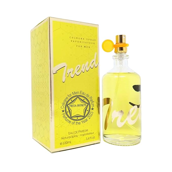 META-BOSEM Trend+Trend Intense+Swerve -3Pc Cologne for Men Fragrance Collection, Eau de Parfum Natural Spray - Citrus Notes - Holiday Gift Set (Pack of 3) Each 3.4 Fl Oz, Total 10.20 Fl Oz