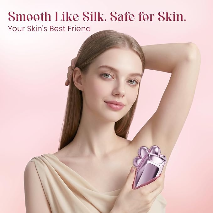 Electric Razors for Women - 7D Electric Shaver for Women, IPX8 Waterproof with USB-C Fast Charge, LED Display, 2 Speeds & Magnetic Heads, Valentines Day Gifts for her