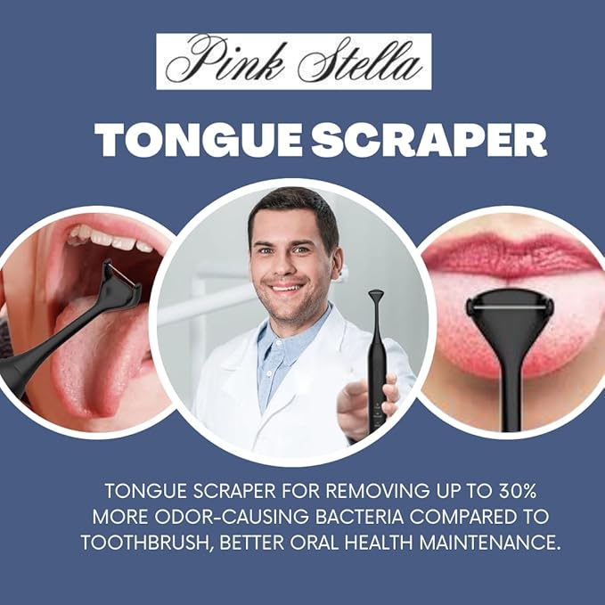 Electric Dental Flosser| Tongue Scrapper| Gum Massager and Stimulator for Adults and Kids| 60 Reuseable Floss Heads| A Better Alternative to Water Flosser