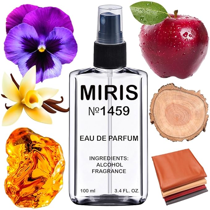 MIRIS No. 1459, Inspired by Ambre, Long-Lasting Eau de Parfum for Men, Spray 3.4 Fl Oz / 100 ml