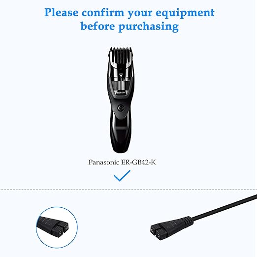 MULTIM 5V USB Electric Shaver Cable, for Panasonic ER-GB42-K Beard Trimmer Replacement Wet & Dry Beard Trimmer Razor Charger