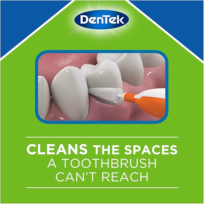 DenTek Easy Brush Interdental Cleaners, Standard, 16 Count, (Pack of 2)