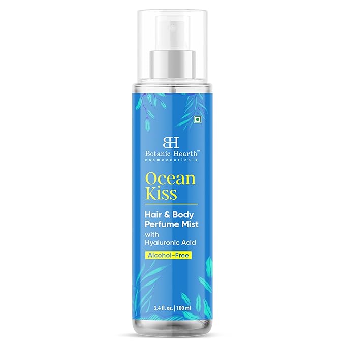 Botanic Hearth Ocean Kiss Hair Perfume & Body Perfume Mist with Hyaluronic Acid – Alcohol-Free Refreshing Fragrance Spray, Long Lasting Hydrating Mist for Women & Men, 3.4 fl oz