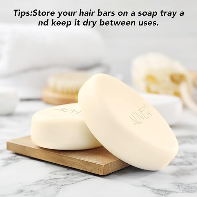 Rice Water Shampoo Bar for Hair Growth, 3.2oz Vegan & All Natural Hair Growth Shampoo Bar, For Hair Growth and Moisturizing,for Dry Damaged Hair,pH Balanced, For all hair types, Easy for Travel