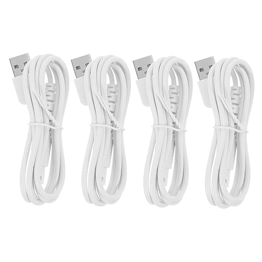 Didiseaon 4pcs Water Flosser Charging Cable USB Replacement Cord for Fast Charging Portable Design for Enhanced Oral Care Efficiency Compatible with Water Flossers