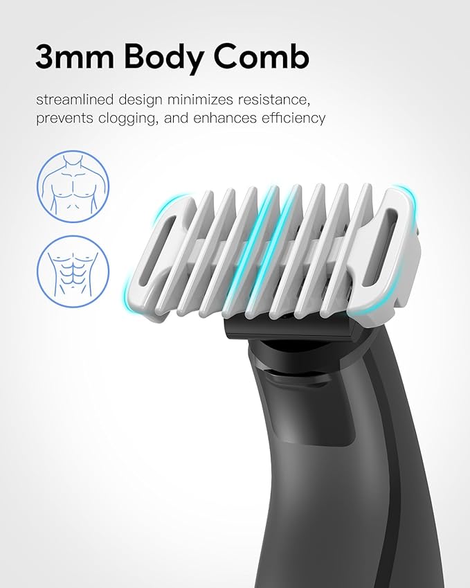 Guard Combs -Skin Protector & 3mm Body Comb Set Compatible for O Blade QP2724, QP2834, QP25XX, QP26XX, QP65XX QP66XX Pro Series, Blade Attachments Guide Accessory, 2 PC
