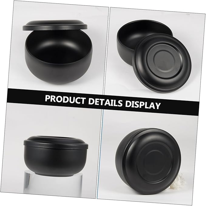 LIFKOME 1pc Rustproof Shaving Soap Bowl Lid Bubbling Container for Shave Men's Foaming Lid Bowl Home Use Shaving Tool