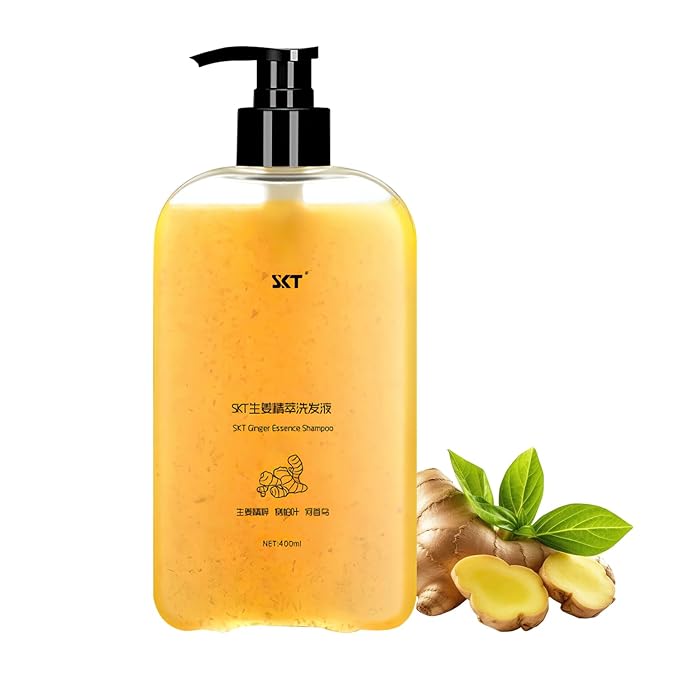 Ginger Plant Extract Anti Hair Loss Shampoo for Hair Regrowth, Thickening and Longer Hair - For Women & Men (400ML)