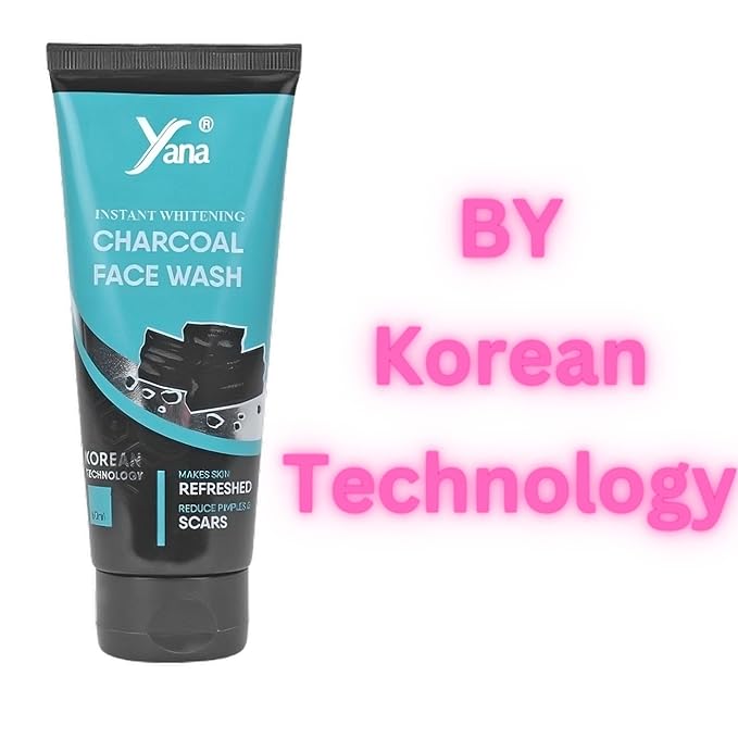 Yana Men's purifying charcoal face wash,cleanser