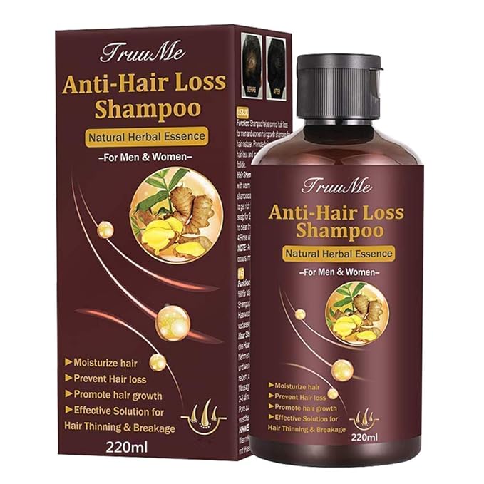Hair Thickening Shampoo, Natural & Organic Herb Shampoo for Hair Regrowth Faster, Prevent Hair Loss, Suitable for All Hair Types, Unisex, 0.0353 Fl Oz