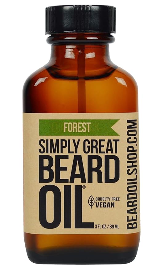 FOREST Scented - Holiday Gifts - Stocking Stuffers - Beard Conditioner - 3 Oz - Easy Applicator - Natural - Vegan and Cruelty Free Care for Beards - Gifts for Men with Beards