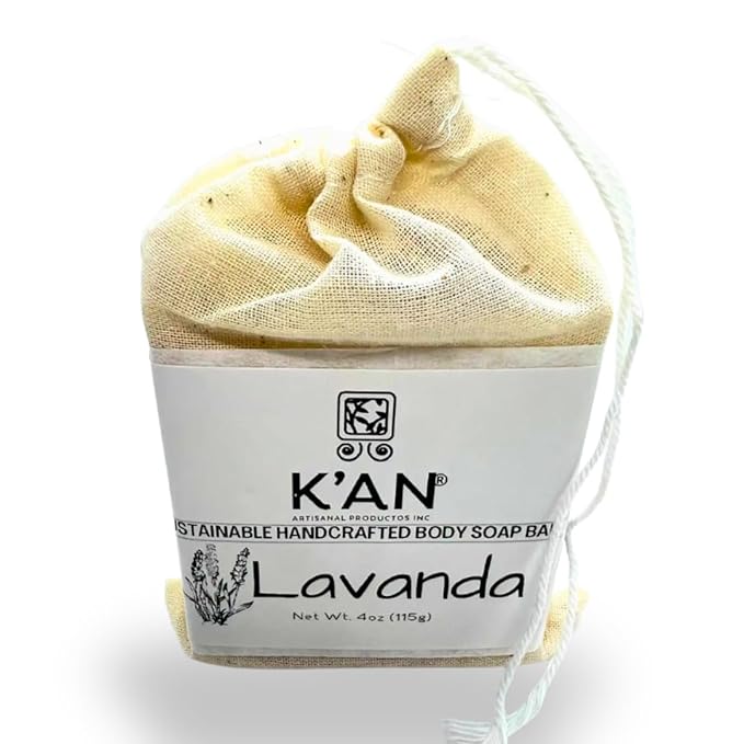 K'an Artisanal Handmade Soaps (Lavender Soap Bar)