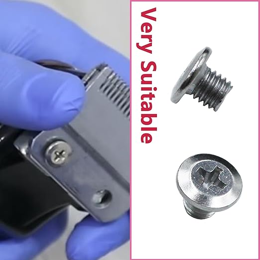 M5 Phillips Chamfering Screws fit Wahl Electric Hair Clipper Blade Screws 808 Blade Accessories Hair Cutter for Wahl 8148 Electric Hair Clipper Head（2Pcs） (4 Pcs)