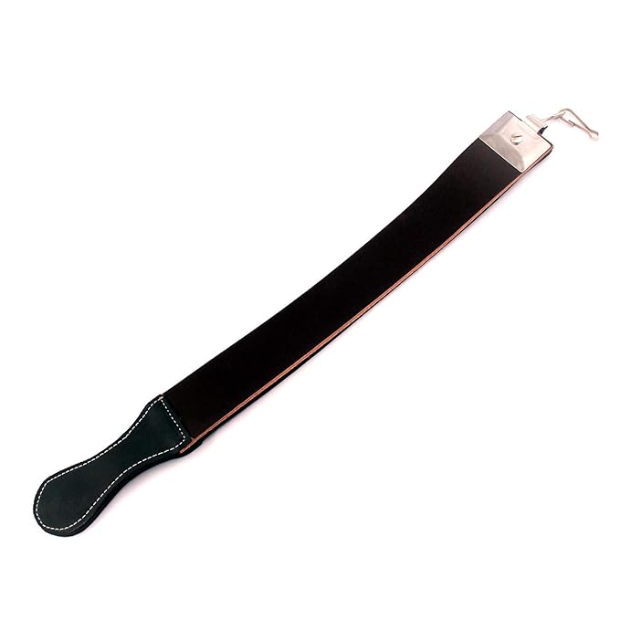 Straight Razor Strop Leather Sharpening Strap 20" Barber Strop by G.S Online Store