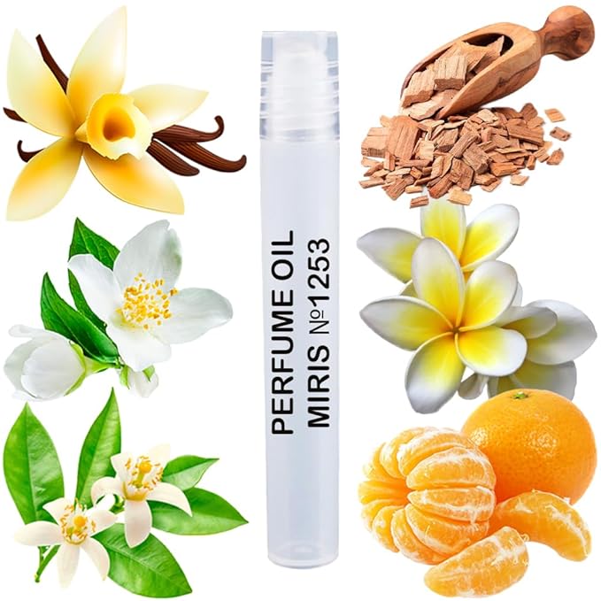 MIRIS No. 1253, Inspired by Day Dreams, Long-Lasting Unisex Perfume Oil for Women & Men Roll-On, Rollerball 0.34 Fl Oz / 10 ml