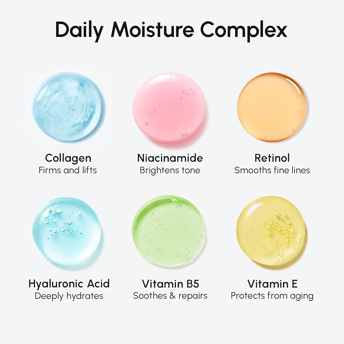 MAREE Face Moisturizer Retinol Cream for Face – Daily Wrinkle Cream for Women – Anti-Aging Face Cream – Facial Moisturizer with Collagen – Crema Hidratante Para la Cara for Skin Tightening
