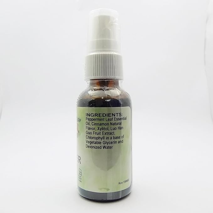 Holly Hill Health Foods, Breath Freshener (Peppermint Plus), Alcohol Free, 1 Ounce