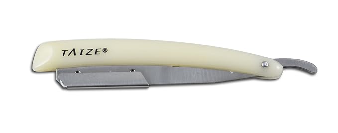 TAIZE - Straight Edge Razors - Professional Barber - Japanese Stainless Steel - Pearl - 5''