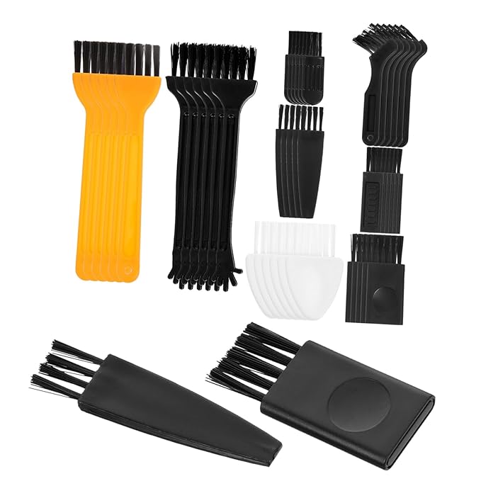 FRCOLOR 144pcs Electric Shaver Hair Clipper Cleaning Brush Compact Cleaner for Keyboard Fans and Car Dashboard Maintenance