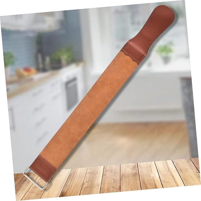 Manual Shaver Strop for Professional Razor Sharpening Double-sided Sharpening Strap for Barbers Leather Razor Strop for Home Salon Grooming