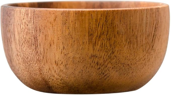 Wooden Shaving Bowl, Shaving Soap & Cream Bowl for Men Classic Style Easy to Lather Fits Wet Shaving (3#)