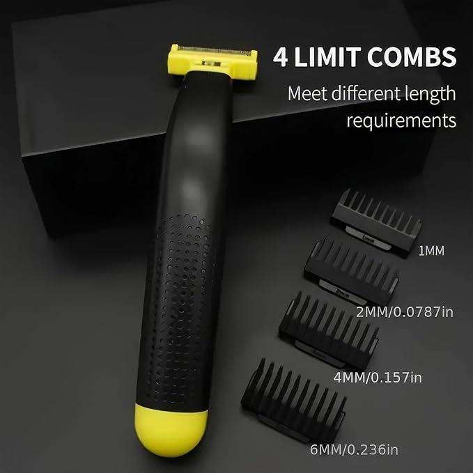 Wet and Dry Electric Shaver Cleaner, Electric Razor for Men, Rechargeable Wet & Dry Shaver, Non-Slip, Durable, Fast Shaving (1PC)-Model #5