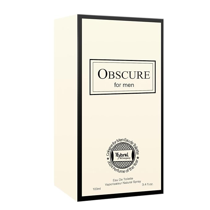 Hybrid & Company Obscure For Men Eau De Toilette Vaporisateur Natural Spray 3.4 Fl Oz