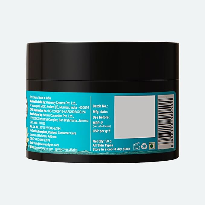 Pilgrim Retinol Night Cream with Hyaluronic Acid & Vitamin C | Lightweight Overnight Face Moisturizer for Oily & Dry Skin | For Men & Women | 1.76 Oz (50g)