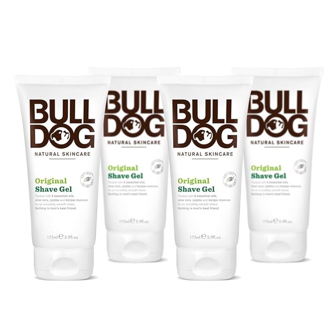 Bulldog Original Shave Gel 175ml/5.9oz (Package of 4)