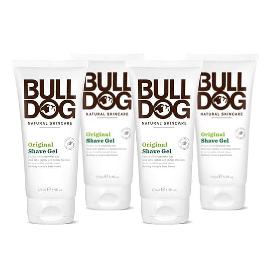 Bulldog Original Shave Gel 175ml/5.9oz (Package of 4)