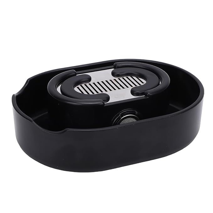 Shaver Rinser Efficient Manual Cleaner for Beard Shaving No Electricity Required Black Plastic 1pc for Men Women Home Use