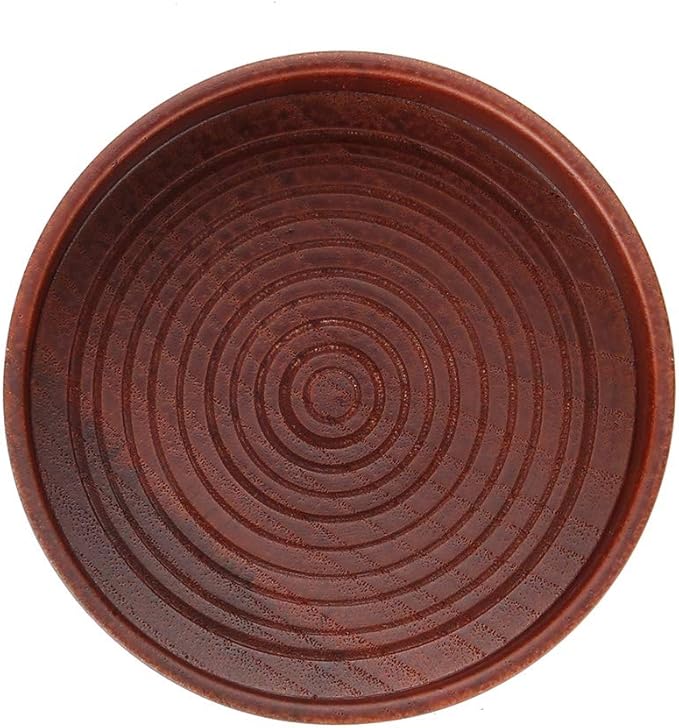 ZJchao Oak Shaving Soap Bowl, Wooden Shaving Soap Bowl Cup Mug Tool for Man Shaver Cleansing Foam Round with The Aim of to Deliver The Best Shave of Your Life and Convenient