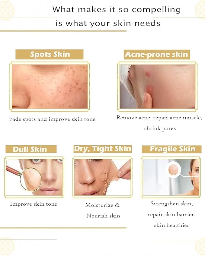 Pearl Cream Skin (3PCS) Anti Aging Moisturizing Facial Cream, Fast Absorbing Non-Greasy For Women Man Sensitive Dry Skin