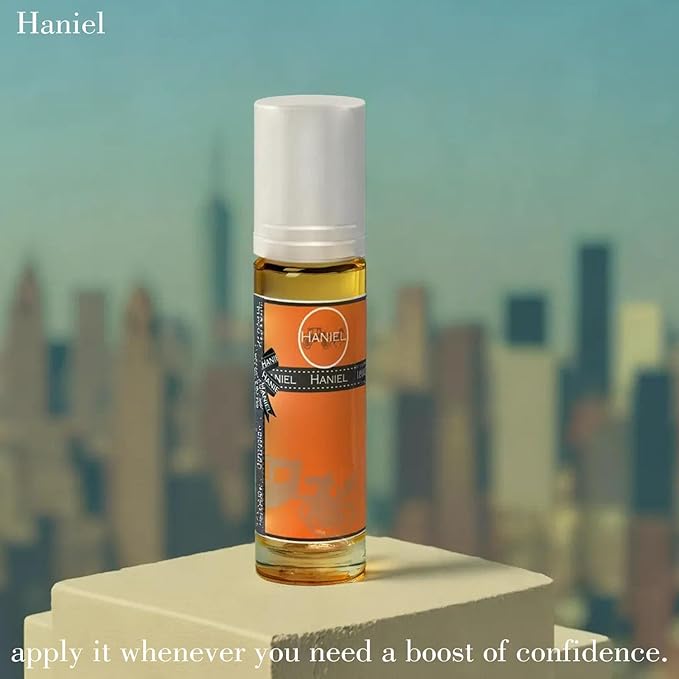 Haniel Roll-On Pheromone Cologne for Men - Portable Spicy Woody Cologne, Travel-Friendly Perfume con Feromonas para Atraer Mujeres, Pocket-Sized Confidence Booster
