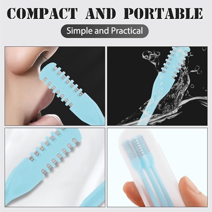 Nasal Hair Cutter, Manual 360° Rotating Nose Hair Trimmer Removal Razors with Ear Picker,2 in 1 Double Sided Nose Hairs Knife Portable Removal Tool for Women Men (A-Beige/3pcs)