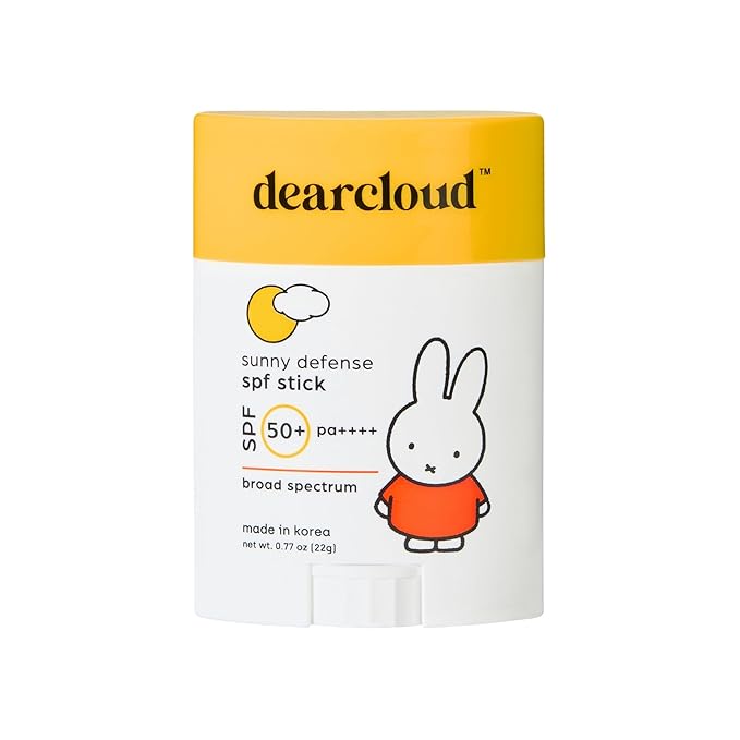 Miffy Sunny Defense Sun Stick SPF 50+ PA++++ – Korean Sunscreen for Face & Travel Size (.77 oz)