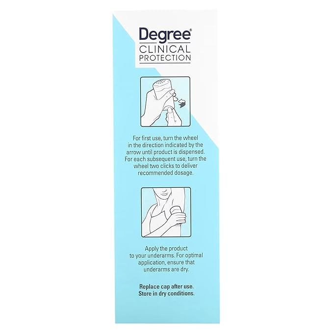 Degree Clinical Protection Antiperspirant Deodorant 72-Hour Sweat & Odor Protection Summer Strength Antiperspirant for Women 1.7 oz