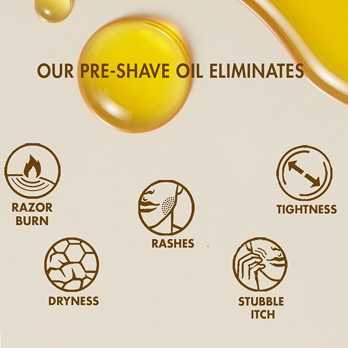 Pink Woolf Pre-Shave Oil for Men | Neroli & Mandarin Essential Oils | Softens Beard, Prepares Skin for Smooth Shave | Prevents Razor Burn | Suitable for All Skin Types | 2 Fl Oz | Pack of 1