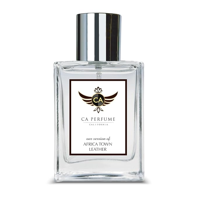 CA Perfume Impression of Africa Town Leather Unisex Leather Fragrance Long Lasting Eau De Parfum Eau De Parfum 1.7 Fl Oz 50ml