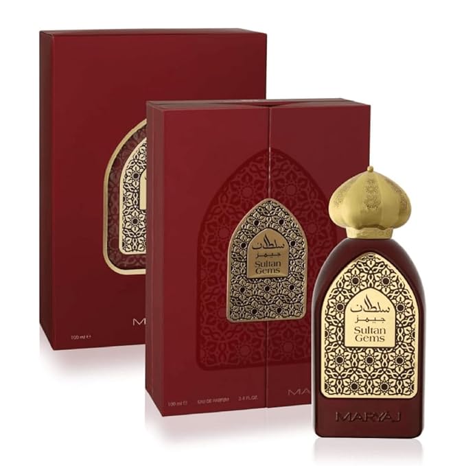 Maryaj Sultan - Gems - Long Lasting Perfume for Men and Women - Cologne for Men and Women - Cinnamon, Vanilla Fragrances - Eau de Parfum - 3.4 oz.