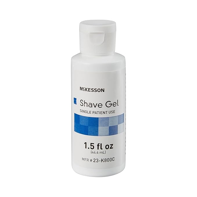 McKesson Shave Gel, Single Patient Use, 1.5 fl oz, 1 Count