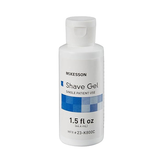 McKesson Shave Gel, Single Patient Use, 1.5 fl oz, 1 Count