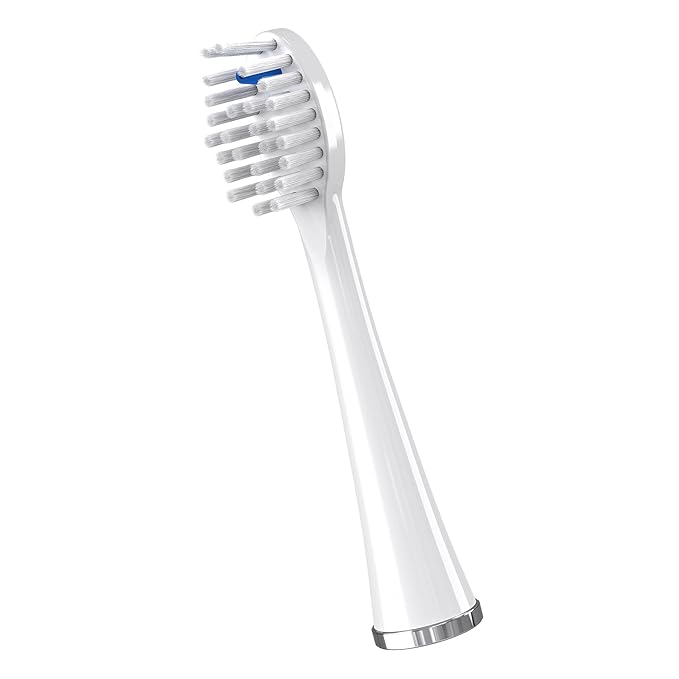 Waterpik Genuine Full Size Replacement Brush Heads with Covers for Sonic-Fusion Flossing Toothbrush SFFB-2EW,White,2 Count (Pack of 2)