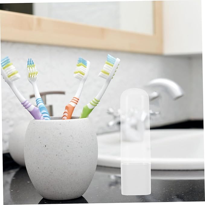 Travel-friendly Flosser Nozzle Cover Portable Case for Toothbrush Covers Electric Flosser Tip Holder Storage Box for Travel Accessories