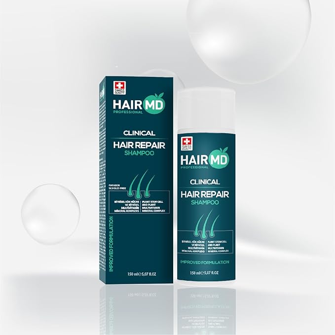 Transplant Clinical Repair Shampoo - 250ml Biotin Shampoo for Hair Growth - Advanced Regrowth Formula - Protects Post-Transplant Scalp - Reduces Itching and Redness - Prevents Hair Loss
