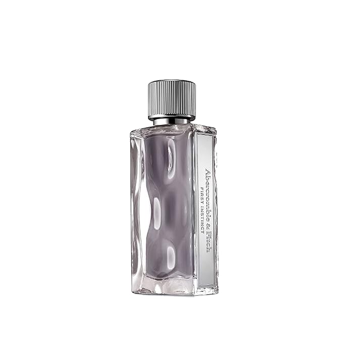 Abercrombie & Fitch First Instinct | Eau de Toilette | Men's Fragrance | Fresh, Clean, Pleasant Scent with Notes of Gin & Tonic, Kiwano Melon, Szechuan Pepper, and Sueded Musk | 3.4 oz , Multicolor