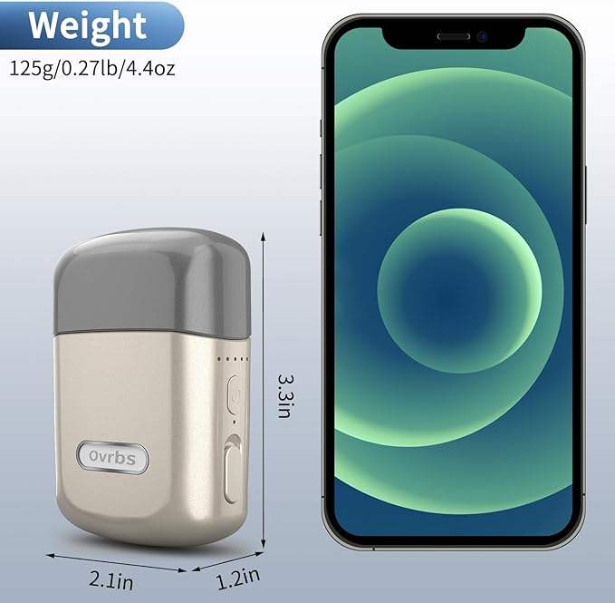 Electric Foil Shaver,3 Blade Shaving System,IPX7 Waterproof,Type-C Charging,Use for 45 Days,Battery Indicator,Magnetic Connection,Electric Shaver for Men