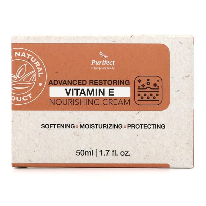 Purifect Nourishing and Restoring Moisturizer Face Cream with Vitamin E, Hyaluronic Acid, and Panthenol, Made in USA – Anti-Aging Benefits, Softens Skin, Protects from Dryness, Fast-Absorbing Formula