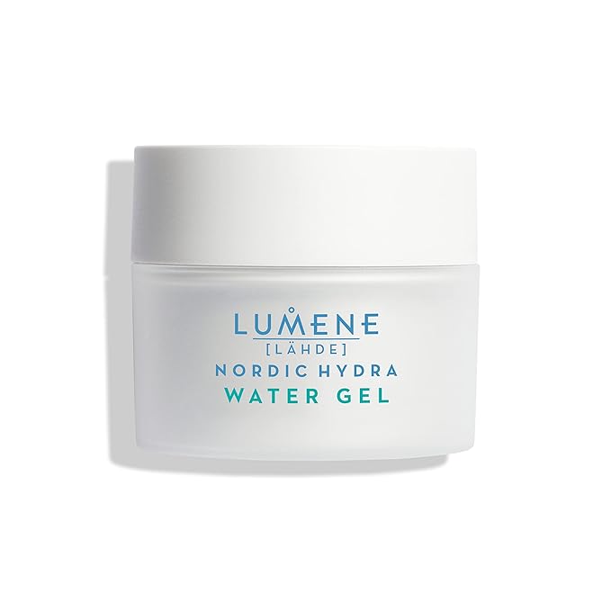 Lumene Nordic Hydra [Lahde] Water Gel - Hyaluronic Acid Gel Moisturizer - Shine Free, All Day Hydration Face Moisturizer - Niacinamide Moisturizer for Oily Skin (1.7 fl oz)