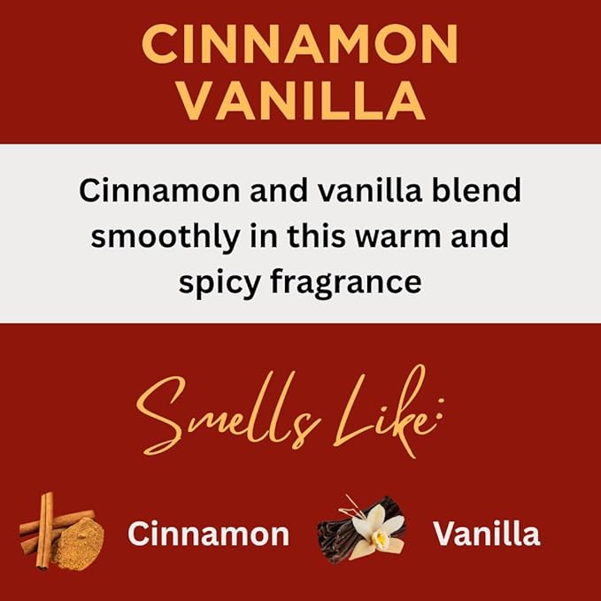 Cinnamon Vanilla Scented Shimmering Body Spray, 4 Oz